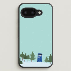 Christmas Tardis - Doctor Who  - Doctor Who Phone Case for Google Pixel 9a