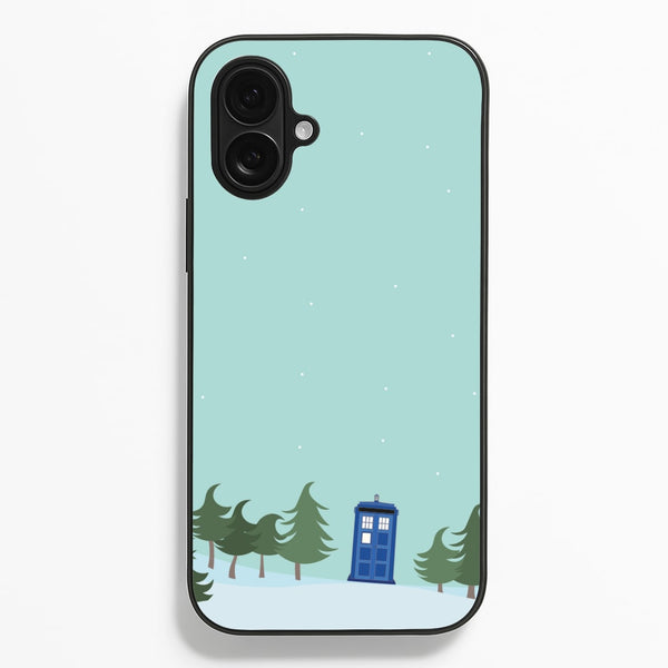 Christmas Tardis - Doctor Who  - Doctor Who Phone Case for iPhone 16 Plus