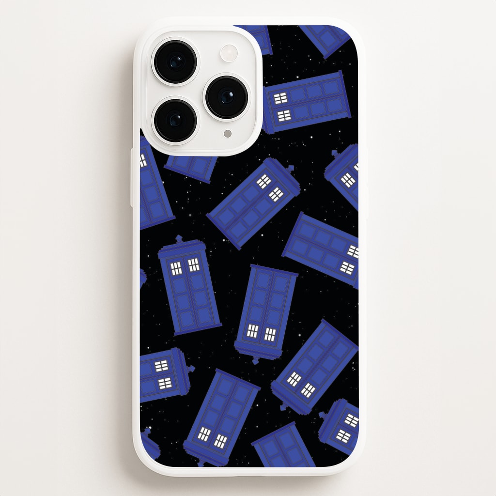 Tardis Pattern Phone Case