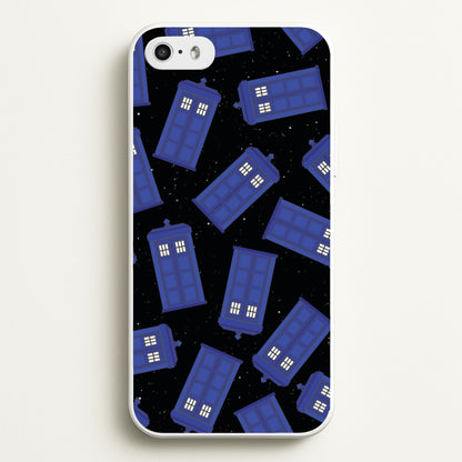 Tardis Pattern  - Doctor Who Phone Case for iPhone 5 / 5s / SE 2016