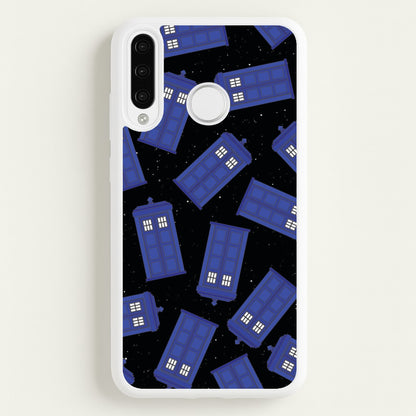 Tardis Pattern  - Doctor Who Phone Case for Huawei P30 Pro