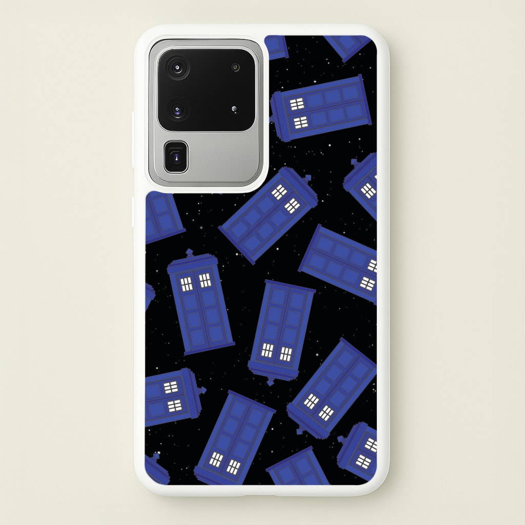 Tardis Pattern  - Doctor Who Phone Case for Galaxy S20 Ultra