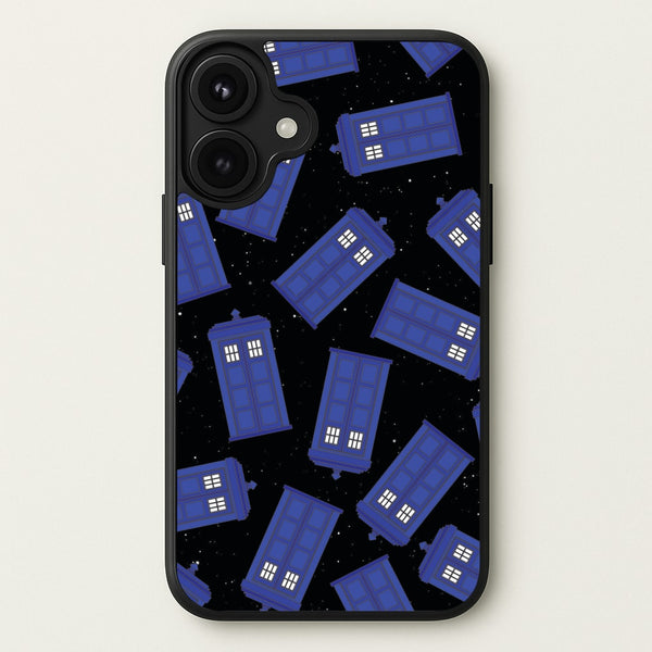 Tardis Pattern Phone Case for iPhone 17