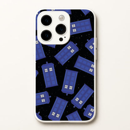 Tardis Pattern  - Doctor Who Phone Case for iPhone 15 Pro