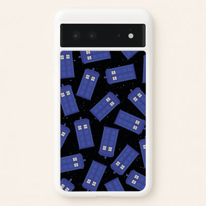 Tardis Pattern  - Doctor Who Phone Case for Google Pixel 6