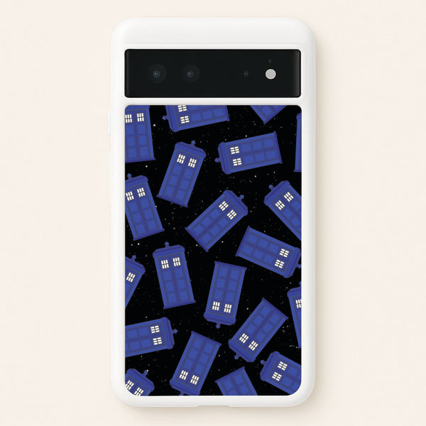 Tardis Pattern  - Doctor Who Phone Case for Google Pixel 6