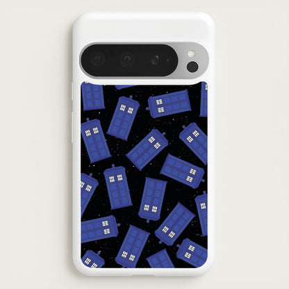 Tardis Pattern  - Doctor Who Phone Case for Google Pixel 9 Pro XL