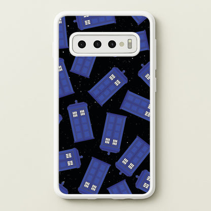 Tardis Pattern  - Doctor Who Phone Case for Galaxy S10