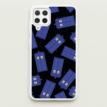 Tardis Pattern  - Doctor Who Phone Case for Galaxy A12
