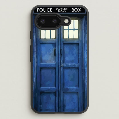 Police Box  - Doctor Who Phone Case for Google Pixel 9a