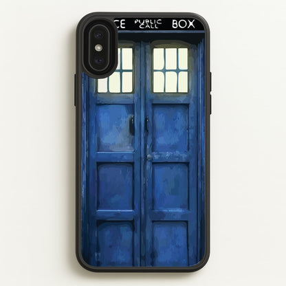 Police Box  - Doctor Who Phone Case for iPhone XS Max
