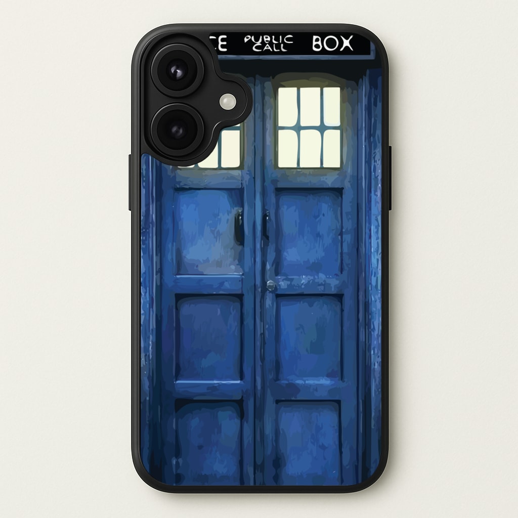 Police Box Phone Case for iPhone 17