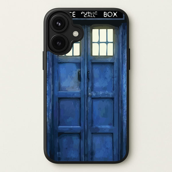 Police Box Phone Case for iPhone 17