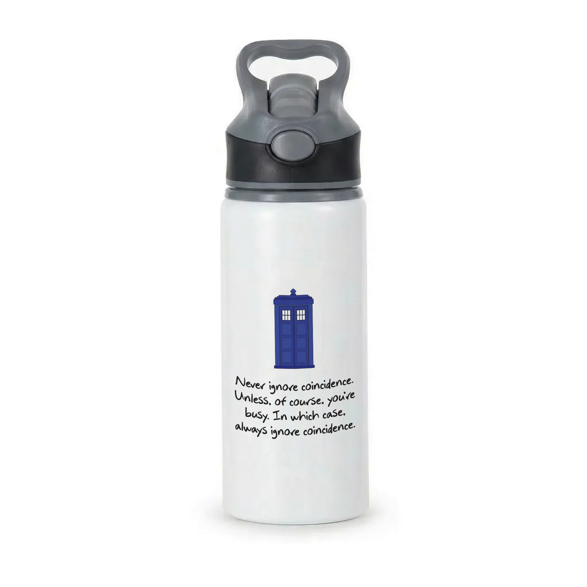 Never Ignore Coincidence Active Water Bottle