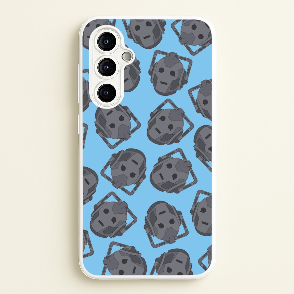 Cyberman Pattern  - Doctor Who Phone Case for Galaxy A54