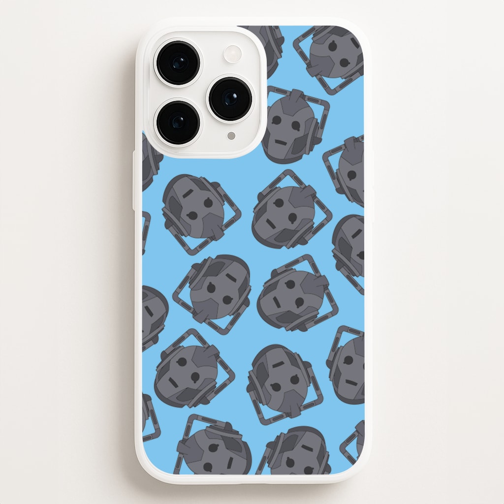 Cyberman Pattern  - Doctor Who Phone Case for iPhone 11 Pro