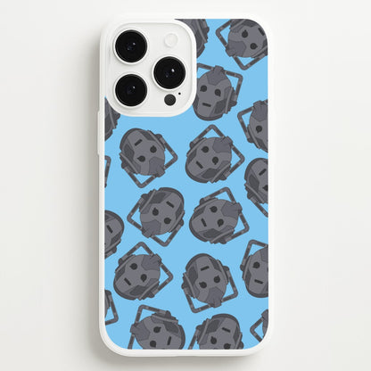 Cyberman Pattern  - Doctor Who Phone Case for iPhone 13 Pro Max