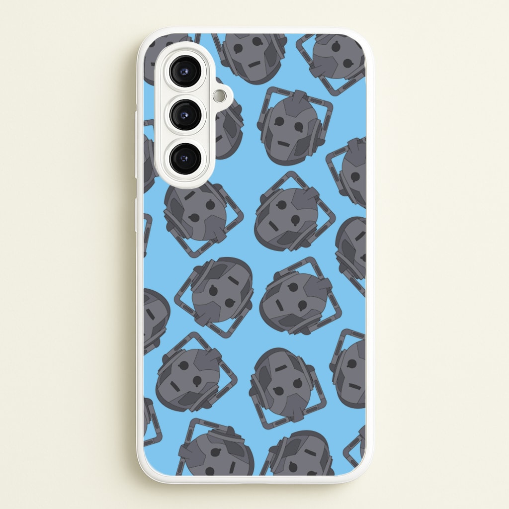 Cyberman Pattern  - Doctor Who Phone Case for Galaxy A16