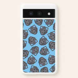Cyberman Pattern  - Doctor Who Phone Case for Google Pixel 8a