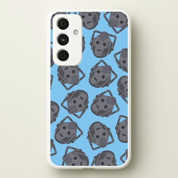 Cyberman Pattern  - Doctor Who Phone Case for Galaxy A55