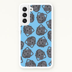 Cyberman Pattern  - Doctor Who Phone Case for Galaxy S21FE