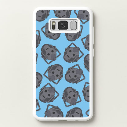 Cyberman Pattern  - Doctor Who Phone Case for Galaxy S8