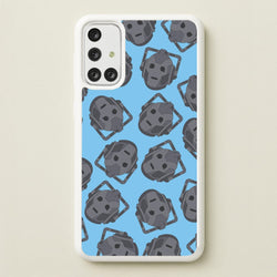 Cyberman Pattern  - Doctor Who Phone Case for Galaxy A71