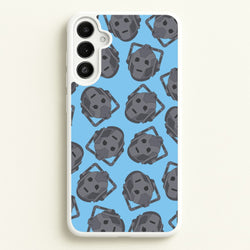 Cyberman Pattern  - Doctor Who Phone Case for Galaxy A36