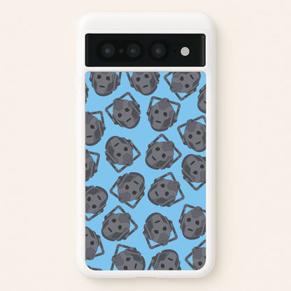 Cyberman Pattern  - Doctor Who Phone Case for Google Pixel 7 Pro