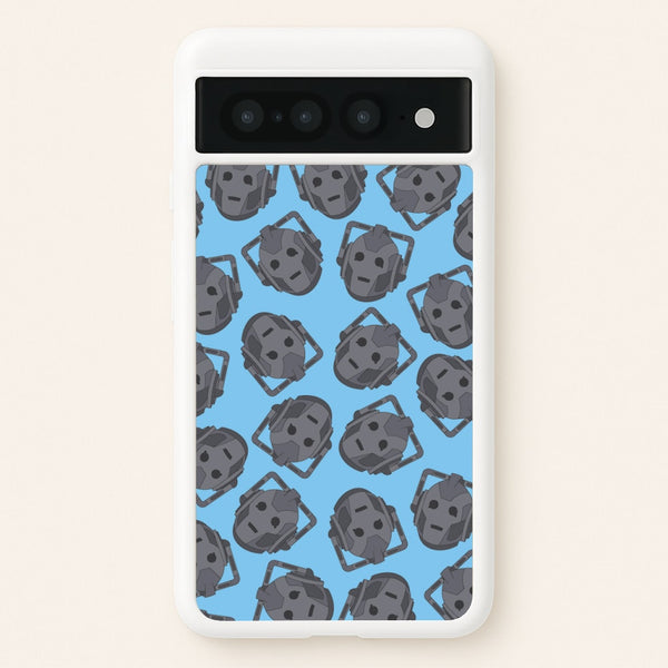 Cyberman Pattern  - Doctor Who Phone Case for Google Pixel 7 Pro