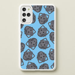 Cyberman Pattern  - Doctor Who Phone Case for Galaxy S20 Plus