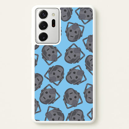 Cyberman Pattern  - Doctor Who Phone Case for Galaxy Note 20 Ultra