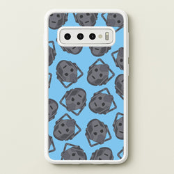Cyberman Pattern  - Doctor Who Phone Case for Galaxy S10