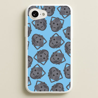 Cyberman Pattern  - Doctor Who Phone Case for iPhone 16e