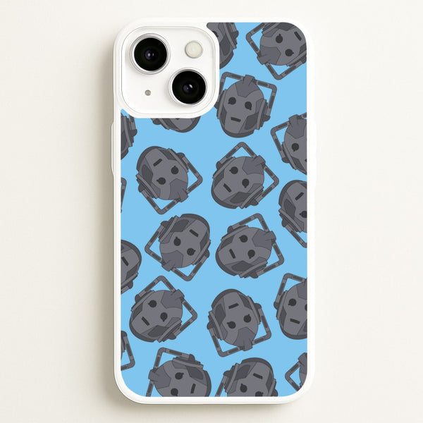 Cyberman Pattern  - Doctor Who Phone Case for iPhone 13 Mini