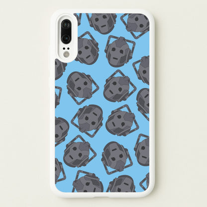 Cyberman Pattern  - Doctor Who Phone Case for Huawei P20