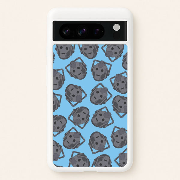 Cyberman Pattern  - Doctor Who Phone Case for Google Pixel 8 Pro