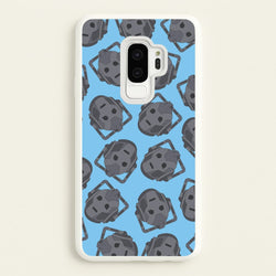 Cyberman Pattern  - Doctor Who Phone Case for Galaxy S9 Plus