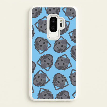 Cyberman Pattern  - Doctor Who Phone Case for Galaxy S9 Plus
