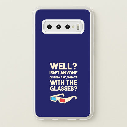Well?  - Doctor Who Phone Case for Galaxy S10 Plus
