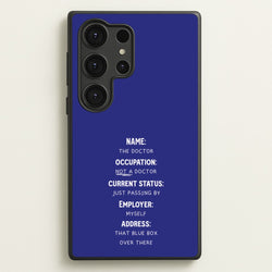 Name And Occupation - Doctor Who  - Doctor Who Phone Case for Galaxy S25 Ultra