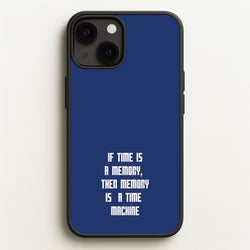 If Time Is A Memory - Doctor Who  - Doctor Who Phone Case for iPhone 13 Mini
