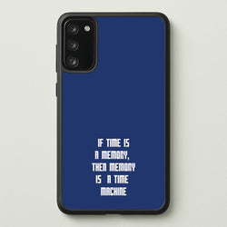 If Time Is A Memory - Doctor Who  - Doctor Who Phone Case for Galaxy A41