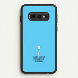 The Spoon - Doctor Who  - Doctor Who Phone Case for Galaxy S10e