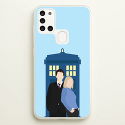 Rose And The Doc  - Doctor Who Phone Case for Galaxy A21s