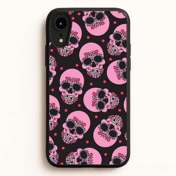Pattern 1  - Day Of The Dead Phone Case for iPhone XR