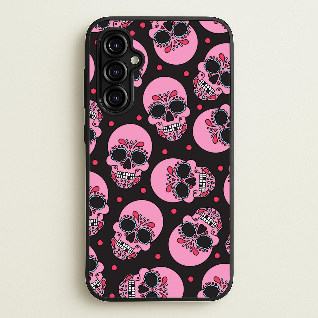 Pattern 1  - Day Of The Dead Phone Case for Galaxy A54