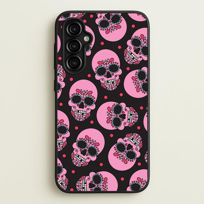 Pattern 1  - Day Of The Dead Phone Case for Galaxy A54