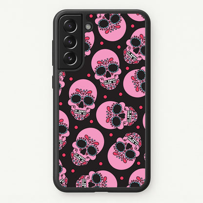 Pattern 1  - Day Of The Dead Phone Case for Galaxy S21FE