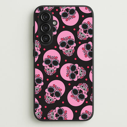 Pattern 1  - Day Of The Dead Phone Case for Galaxy S23FE